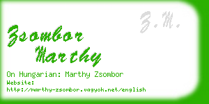 zsombor marthy business card